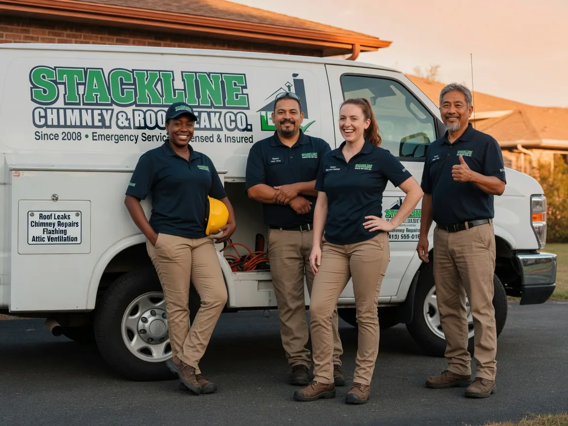 Chimney flashing repair company in Magnolia, DE